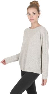 Dames Oversized Boothals Trui Coe 008 Grijs Melange