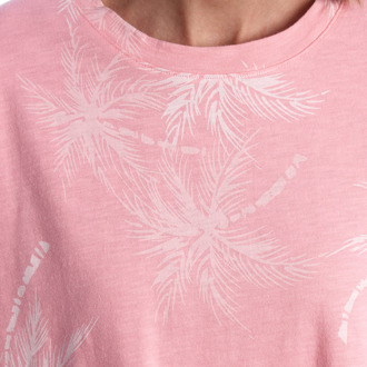 Dames oversized T-shirt met korte mouwen 866972 - maat S Roze