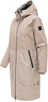 dames parka tussenjas Edelumhang met capuchon Grijs - L