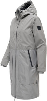 dames parka tussenjas Edelumhang met capuchon Grijs