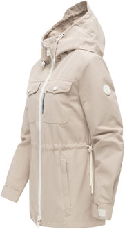 dames parka tussenjas Sohaa met capuchon Grijs - XS