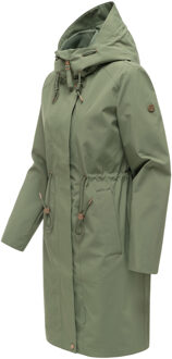 dames parka Zilanda met capuchon Groen - S