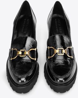 Dames Patent Leather Pumps met Gesp Zwart Patent Leather - EU 40