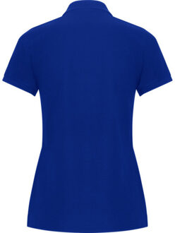 Dames pegaso premium poloshirt met korte mouwen - maat XL Blauw