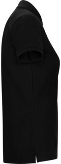 Dames pegaso premium poloshirt met korte mouwen Zwart - L