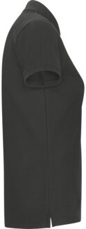 Dames pegaso premium poloshirt met korte mouwen Zwart - S