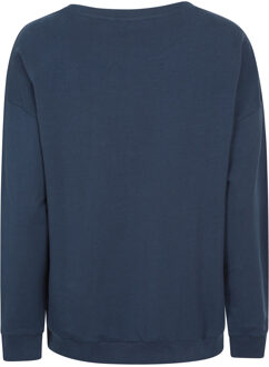 Dames Pentle Lichtgewicht Sweatshirt (Marineblauw) Navy