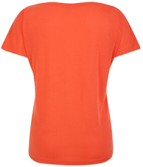 Dames persisting marl lichtgewicht t-shirt Oranje - 36