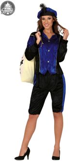 Dames pietenpak blauw