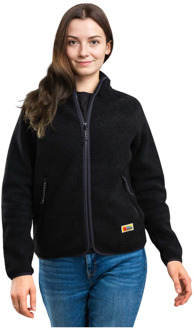 Dames Polarjas Zwart Relaxte Pasvorm Fjällräven , Black , Dames - Xl,L,M,Xs