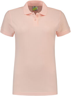 Dames poloshirt licht roze 42 (XL)