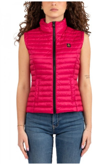 Dames Puffer Vest RefrigiWear , Pink , Dames - L,M,S,M/L,S/M