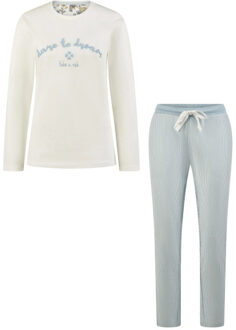 Dames pyjama set dare to dream Wit - M