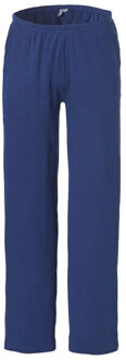 Dames pyjama set interlock lange mouw + broek / blauw Wit