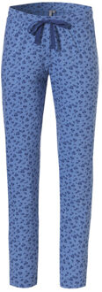 Dames pyjama set interlock lange mouw + broek Blauw - XL