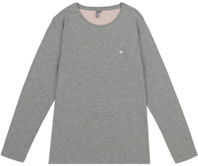 Dames pyjama set lang grijs/roze - maat M Veelkleurig