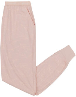 Dames pyjama set lang grijs/roze Veelkleurig