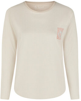 Dames pyjama set lang katoen beige/mintgroen gestreept - maat XL Veelkleurig