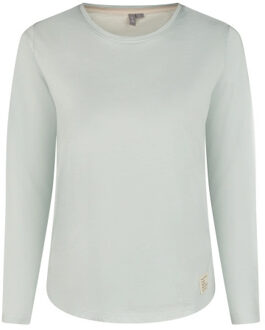 Dames pyjama set lang katoen mintgroen - maat XXL Veelkleurig