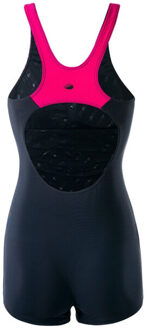 Dames qarakuma ééndelig badpak - maat XL Zwart