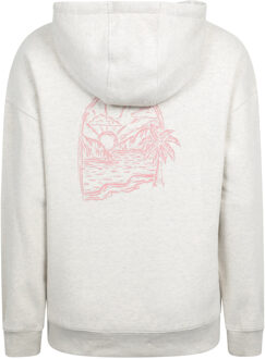 Dames Raam Relaxed Fit Hoodie (Beige) - maat