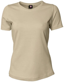 Dames ragusa t-shirt met korte mouwen - maat 4XL Beige