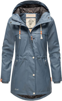 dames regenjas Rainy Forest – Waterdicht & Stijlvol Blauw