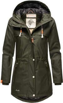 dames regenjas Rainy Forest – Waterdicht & Stijlvol Groen - L