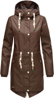 dames regenjas Tropical Stormoo – Waterdicht & Modieus Bruin