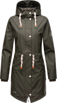 dames regenjas Tropical Stormoo – Waterdicht & Modieus Groen