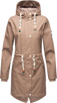 dames regenjas Tropical Stormoo – Waterdicht & Modieus - maat Beige