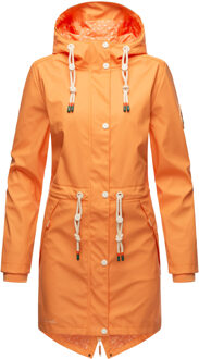 dames regenjas Tropical Stormoo – Waterdicht & Modieus Oranje