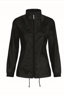 Dames regenkleding - Sirocco windjas/regenjas in het zwart - volwassenen XL (42) zwart