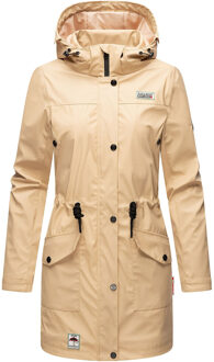 Dames Regenmantel Deike – Waterafstotend met Afneembare Capuchon Beige