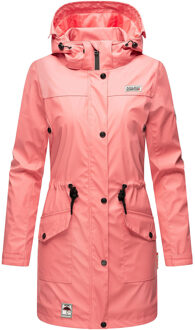 Dames Regenmantel Deike – Waterafstotend met Afneembare Capuchon Roze