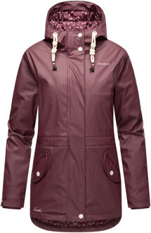 dames regenmantel Oceans Heart – Waterdicht & Stijlvol Rood - M