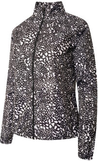 Dames resilient ii gestippelde windshell jas Zwart - 42