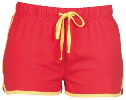 Dames retro shorts Geel - XS