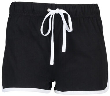 Dames retro shorts Zwart
