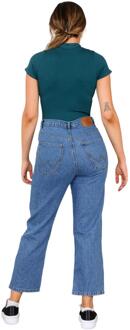 Dames ribcage rechte jeans in blauw - EU 48 Normaal / UK 20 Normaal