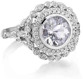 Dames Ring Glamour Bruiloft Romantische Mode Zirkoon Vrouwen Ring Lichtmetalen Engagement Band Verjaardag Valentijnsdag Sieraden 5