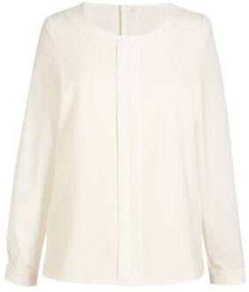 Dames riola blouse met lange mouwen Beige - 40