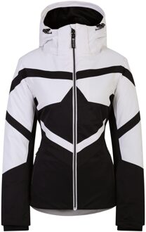 Dames rocker hooded jacket Zwart - 36