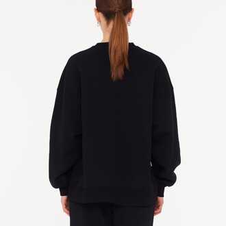 Dames Rotate Sunday Logo Crewneck Sweatshirt in Zwart - M