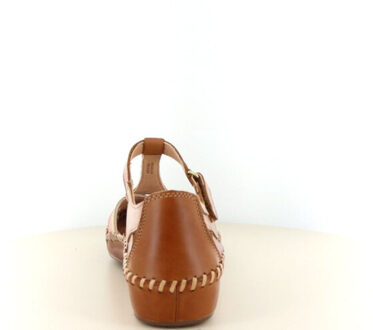 dames sandaal - Cognac - Maat 40