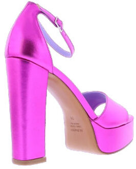 Dames sandalo metallic fuxia - maat 36 Roze