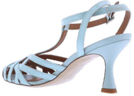 Dames sandalo vernice Blauw - 37