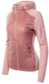 Dames scone full zip hoodie Roze - L