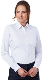 Dames selene shirt met lange mouwen - maat 34 Wit