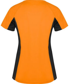 Dames shanghai sport t-shirt met korte mouwen Oranje - L